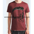 Mode New Design impression coton d&#39;été col rond hommes T-shirt